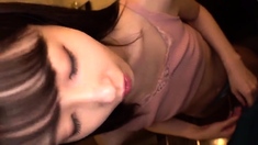 Asian amateur girlfriend gives a blowjob pov HD