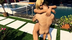 GTA V Outdoor Sex at Mansion /w Nikki