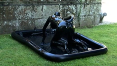 Latex outdoor sex