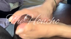 Black Amateur Explore Hot Foot Fetish