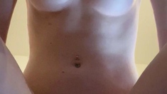 hot amateur blonde close up masturbation HD