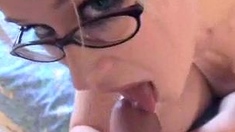 Amateur Blond Give Nice POV Blowjob