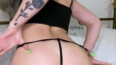 Blonde emo amateur solo masturbation