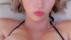 Blonde Teen Solo Masturbating On Webcam