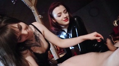 Femdom fetish humiliation slut handjob and fuck
