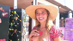 Blonde babe scarlet solo webcam