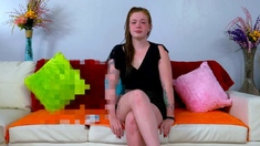 Amateur striptease and Solo masturbation
