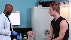 Ebony doctor treats my erection problem