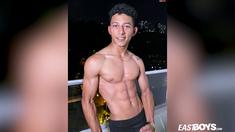 Fantastic Latino boy Marcus Brown with ripped muscles