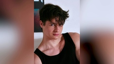 Handsome Czech twunk boy does striptease pics