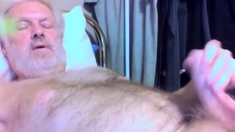 Bearded Daddy Stroking His Meat