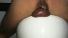 Daddy Bear Self-Fucks His Big Cock