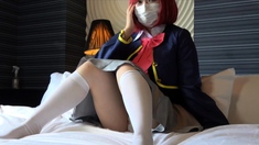 【コスプレイヤー盗撮⑪】巨乳でアニメ声が