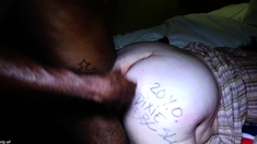 Fat ass interracial banging