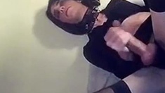 Crossdresser Emo Masturbation