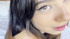 Big-titted Brazilian Teen's Solo Webcam Show