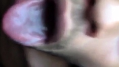 Bukkake Facial For The Horny Amateur Man