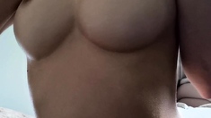 Great Big Boobs On Masturbating Redhead