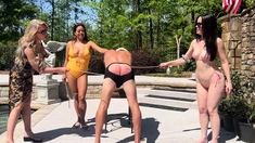 Jasmin Jai Studios - Triple Domme Caning Carnage