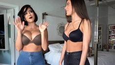 Lana Rhoades And Lena The Plug Lesbian Strip Show Onlyfans
