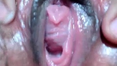 Denisa wide open vagina gaping close ups gyno tool