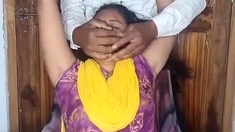 Indian Desi Aunty Massaging Viddoe With Desi Boy