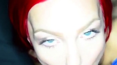 Deutsch Redhead Mega Pov Blowjob
