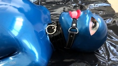 Fetish princesses in latex using bdsm toys